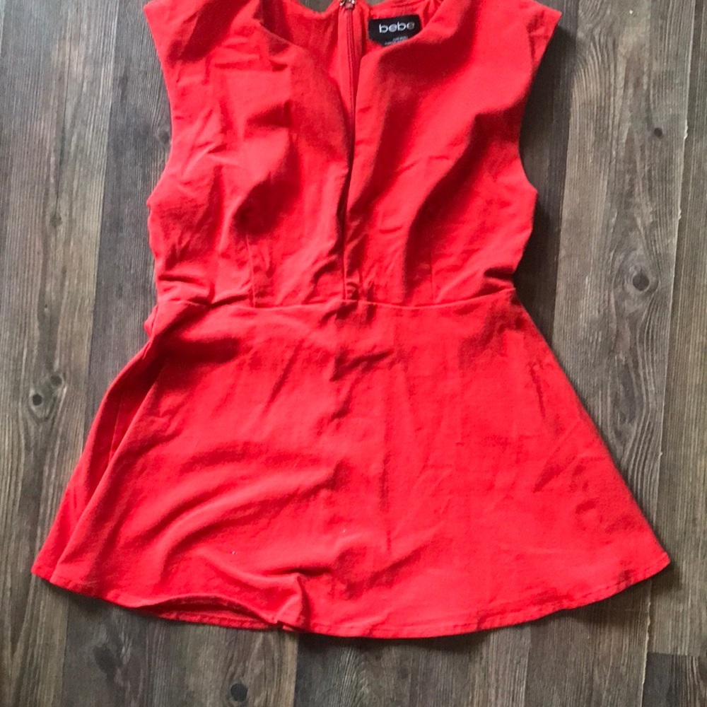 Bebe peplum top
